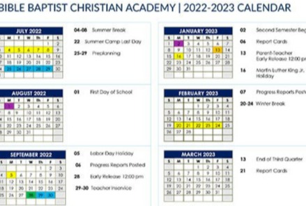 2022-23 Calendars
